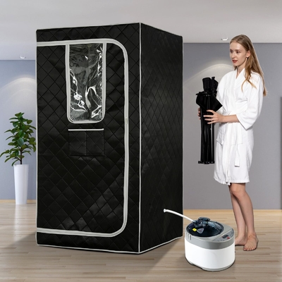 4L Büyük Buhar Mühürü Bir Kişilik Spa Tam Vücut Taşınabilir Sauna Çadırı