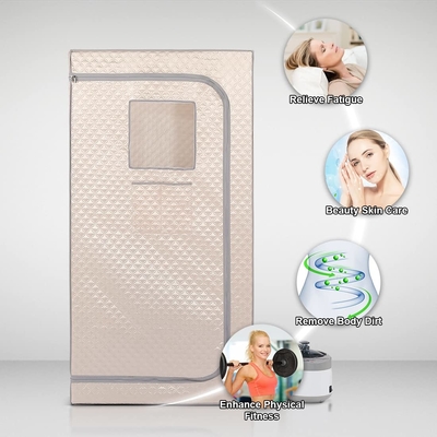 Tam Boyutlu Katlanabilir Taşınabilir Buhar Saunası OEM / ODM Taşınabilir Sauna Çadırı