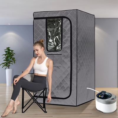 Şeffaf Pencere Tasarımı ile 110 - 120V AC 60Hz Taşınabilir Buhar Saunası