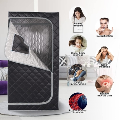 Mini Kişisel Sauna Çadırı Tam Boyutlu Taşınabilir Buhar Sauna Çadırı Ev Spa için
