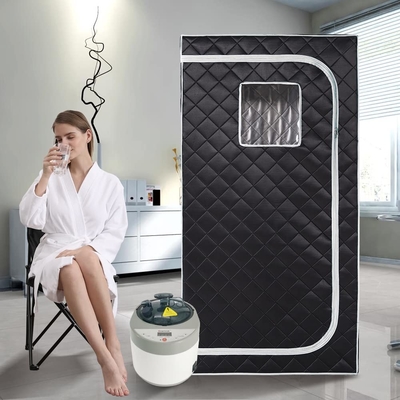 4L Büyük Bir Kişi Taşınabilir Buhar Sauna Spa Zaman Sıcağı Uzaktan Kumanda
