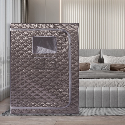 1500W Taşınabilir Buhar Saunası Su geçirmez Kumaş İki Kişilik Sauna Çadırı