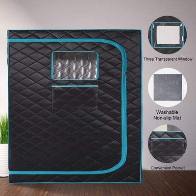 Zaman kontrolü ile 4L taşınabilir buhar sauna çadırı 0-99 dakika