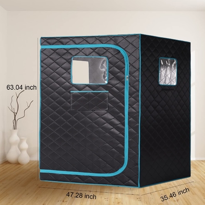 Zaman kontrolü ile 4L taşınabilir buhar sauna çadırı 0-99 dakika