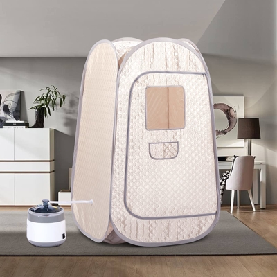 Ev Katlanabilir Ayaklı Taşınabilir Pop Up Sauna Tam Vücut Kişisel Sauna Çadırı