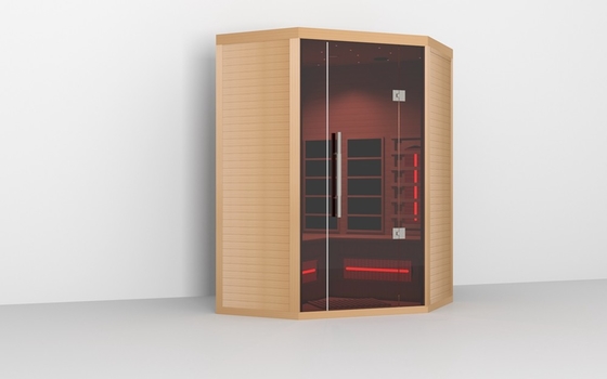 Özel Lüks Hazırlı Ahşap Kapalı Ter Kızılötesi Sauna Odası 5 kişilik