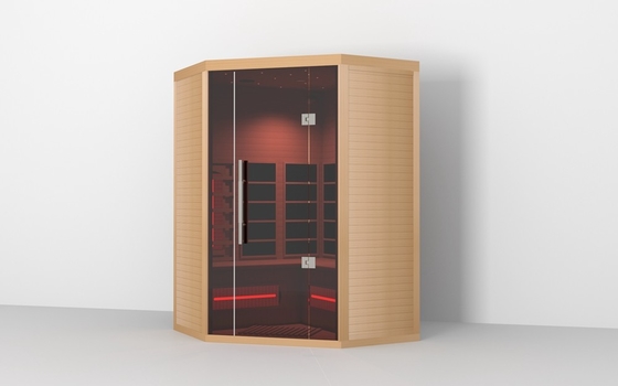 Özel Lüks Hazırlı Ahşap Kapalı Ter Kızılötesi Sauna Odası 5 kişilik