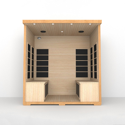 Kırmızı Sedir 4 kişilik kızılötesi sauna ev uzak kızılötesi sauna odası