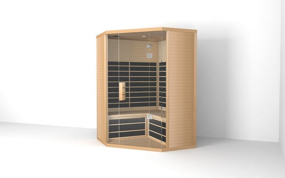 Yumuşak Sıcaklık Uzak Kızılötesi Sauna Ev İçi Düşük Emf Kızılötesi Sauna