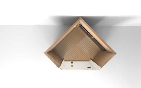 Yumuşak Sıcaklık Uzak Kızılötesi Sauna Ev İçi Düşük Emf Kızılötesi Sauna