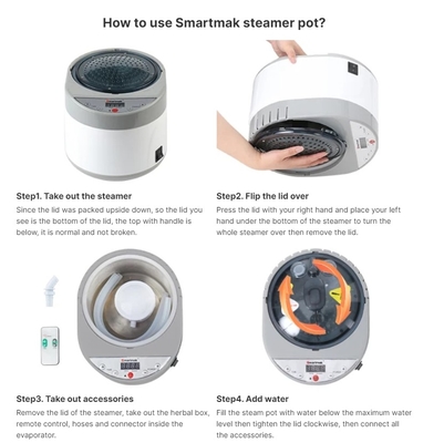 Smartmak 1 kişilik taşınabilir buhar saunası