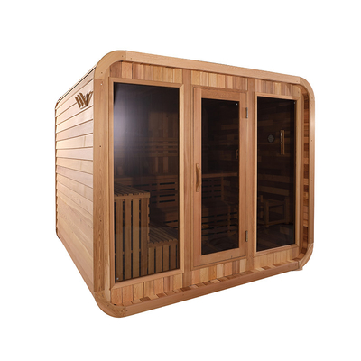 Bluetooth müzik sistemi ile ayarlanabilir havalandırma sedir açık hava kuru sauna