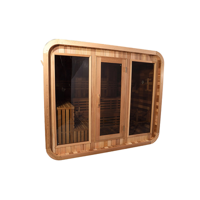Bluetooth müzik sistemi ile ayarlanabilir havalandırma sedir açık hava kuru sauna
