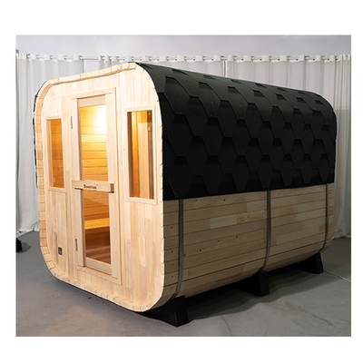 Cedar Custom 5-6 kişilik 220V Hemlock Ahşap 8mm Sıvı Cam