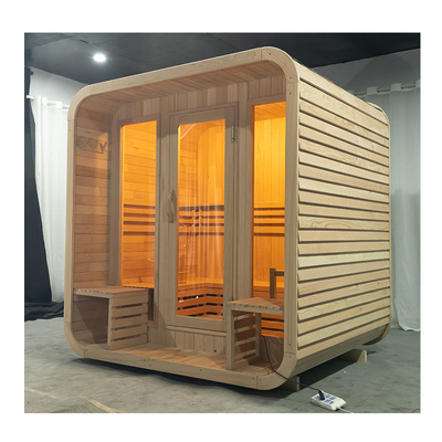 Cedar Custom 5-6 kişilik 220V Hemlock Ahşap 8mm Sıvı Cam
