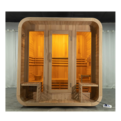 Cedar Custom 5-6 kişilik 220V Hemlock Ahşap 8mm Sıvı Cam