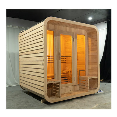 Cedar Custom 5-6 kişilik 220V Hemlock Ahşap 8mm Sıvı Cam