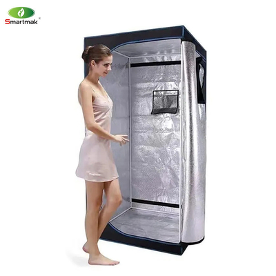 Zaman kontrolü ile taşınabilir su geçirmez kumaş buhar saunası 1500W Güç Renk çeşitliliği