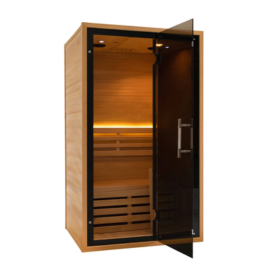 Bilgisayar Kontrolü Hemlock / Cedar Ev Sauna Odası 1750W Güçle