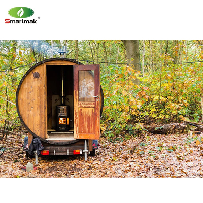 4.5KW İç Kontrol Fırın Isıtma Odun Fırın Sauna Kanadalı Kırmızı Sedirden Yapılmış