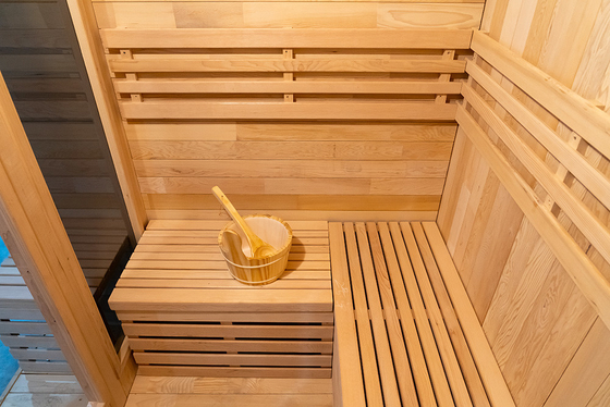 Lüks dokunmatik ekranlı buharlı sauna odası LED ışıklarıyla ozon jeneratörü ve 0-99 MIN zamanlayıcı