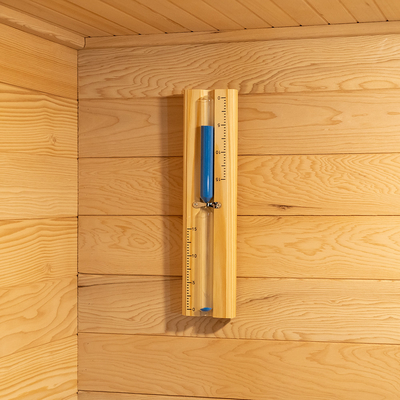 15~90.C Hemlock / Red Cedar Steam Sauna Odası 0-99 MIN Zamanlayıcı ve 220V Voltajlı