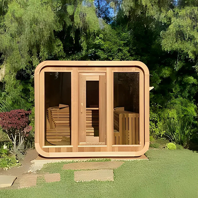 Açık Hava Kuru Sauna Rahatlatıcı Sağlık Fitness Bluetooth Ses Sistemi 5-6 kişilik kapasite