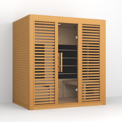 2700W Hemlock Wood 4 Kişilik Uzak Kızılötesi Sauna Kilo Verme