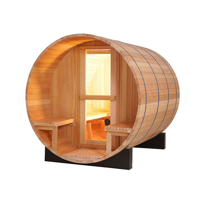 Kanada Hemlock Ahşap Fıçı Sauna Odası Açık 4500W