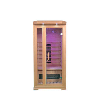 1 Kişilik Ev Köşesi Kızılötesi Sauna Kabin Kanada Hemlock Kapalı