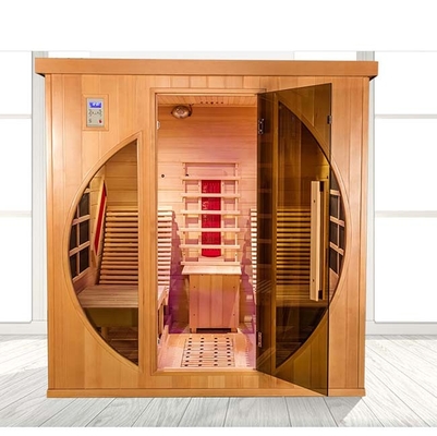 220V-240V 3 Kişilik Far Infrared Ev Sauna Odası Kuru 260KG