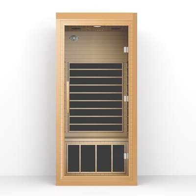 Modern Uzak Kızılötesi 1 Kişi Geleneksel Sauna Zayıflama 1350W