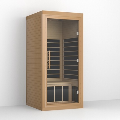 Modern Uzak Kızılötesi 1 Kişi Geleneksel Sauna Zayıflama 1350W