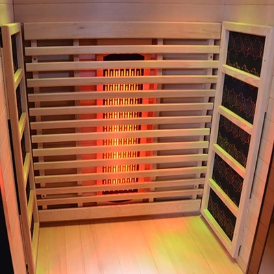 ETL Tek Kişilik Kapalı Küçük Ev Sauna Odası 7 Renkli Starlight Kızılötesi