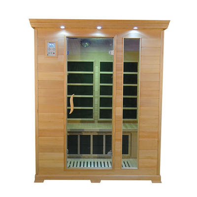 Hemlock Kromoterapi Kızılötesi Ev Sauna Odası 3 Kişilik 240V
