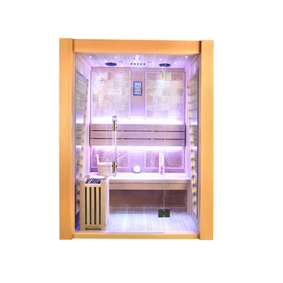 Ev Kapalı Buhar Odası Sauna Ahşap Ozon Buharlı Sauna