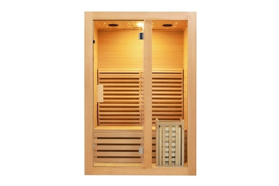 3KW Kanada Sediri Tek Kişilik Buhar Sauna Odası Ahşap Buhar Banyosu Kabini