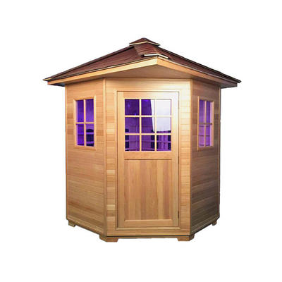 ETL Backyard Kapalı Açık Sauna Buhar Odası 4 Kişilik