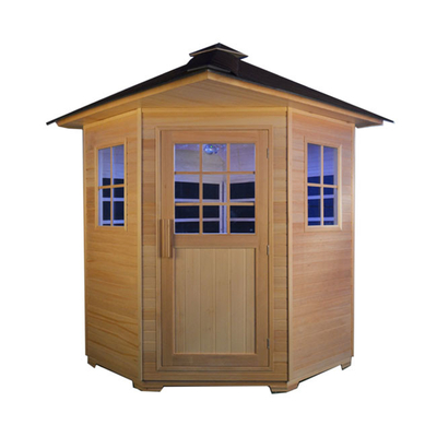 ETL Backyard Kapalı Açık Sauna Buhar Odası 4 Kişilik