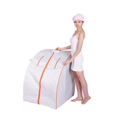Küçük Sağlık Spa Katlanabilir Sandalye ile 1 Kişi Taşınabilir Kızılötesi Sauna Kutusu