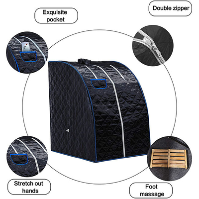 Kapalı İçin OEM Taşınabilir Buhar Tek Kişilik Ev Sauna Çadırı