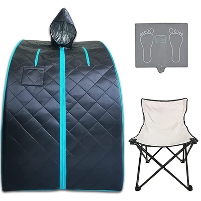 Ev Güzellik Spa için 700W-1000W Bir Kişi Taşınabilir Kızılötesi Sauna Çadırı