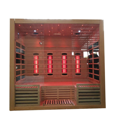 Özel Kuru Kızılötesi Buhar Sauna odası Masif Ahşap 3 Kişilik