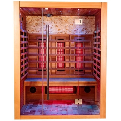 Düşük EMF Tam Spektrumlu Kuru Kızılötesi Buhar Sauna Masif Ahşap Sedir