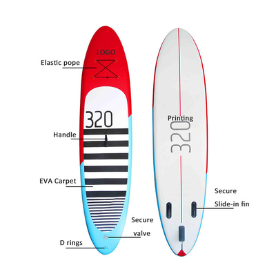Aile Su Sporları için 15cm Şişme sup ayakta sörf kürek tahtası