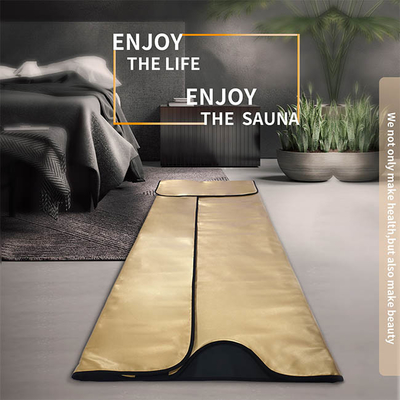 Home Katlanabilir Portatif Kızılötesi Sauna Battaniyesi Termal Çanta 600W