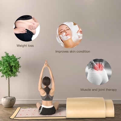 1200W Vücut Fizyoterapisi Far Infrared Dome Sauna Detoks Ter Yaslanmış